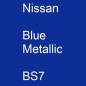 Preview: Nissan, Blue Metallic, BS7.